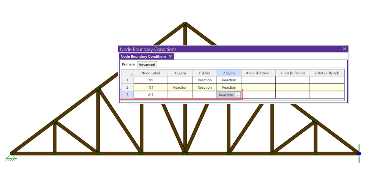RISA How to Model a TwoDimensional Component in RISA3D