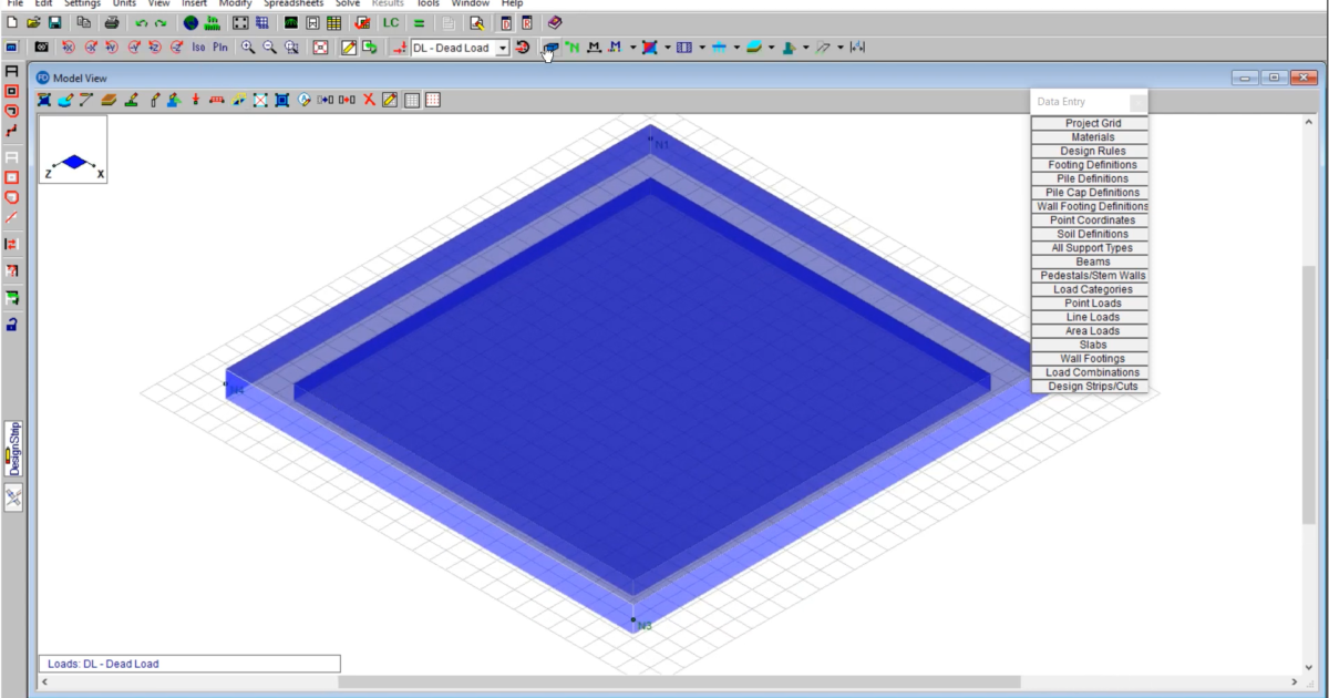 RISA Video Mat Slab Design in RISAFoundation