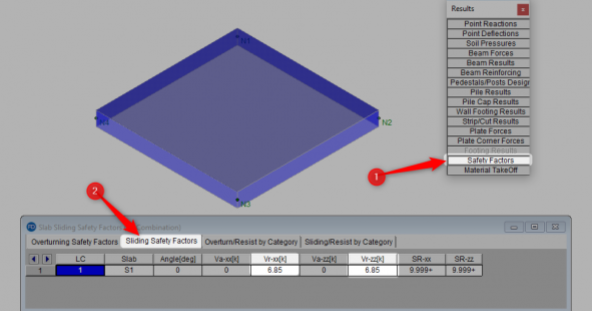 RISA Passive Resistance for Mat Slabs