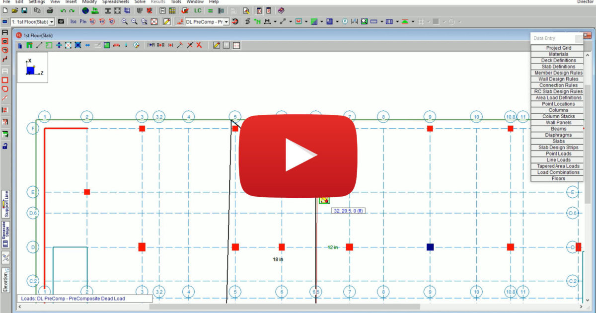 RISA New Tools for Modification of Elevated Slabs in RISAFloor ES