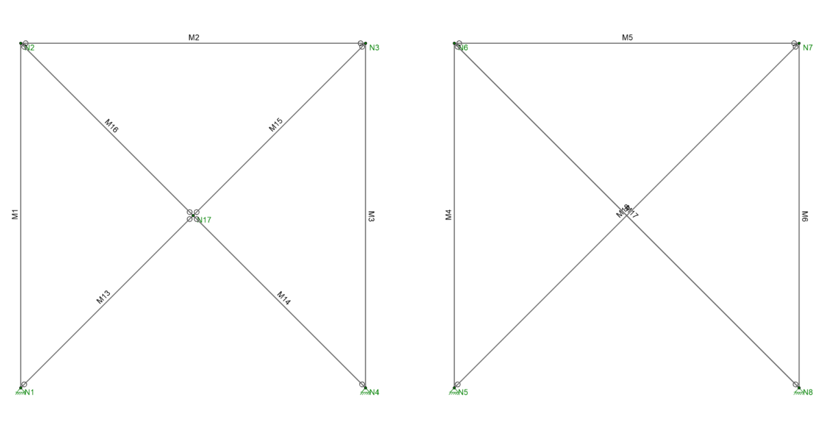 RISA How to Model XBracing in RISA3D