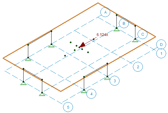 semi rigid diaphragm risa 3d