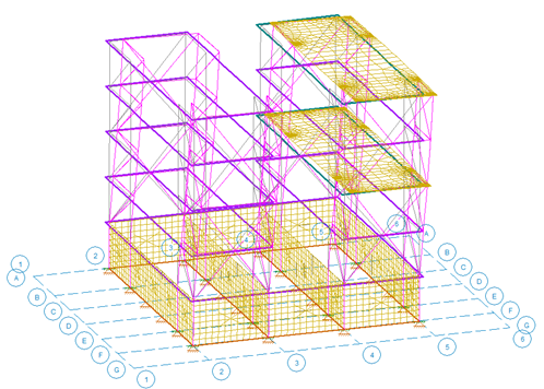 semi rigid diaphragm risa 3d