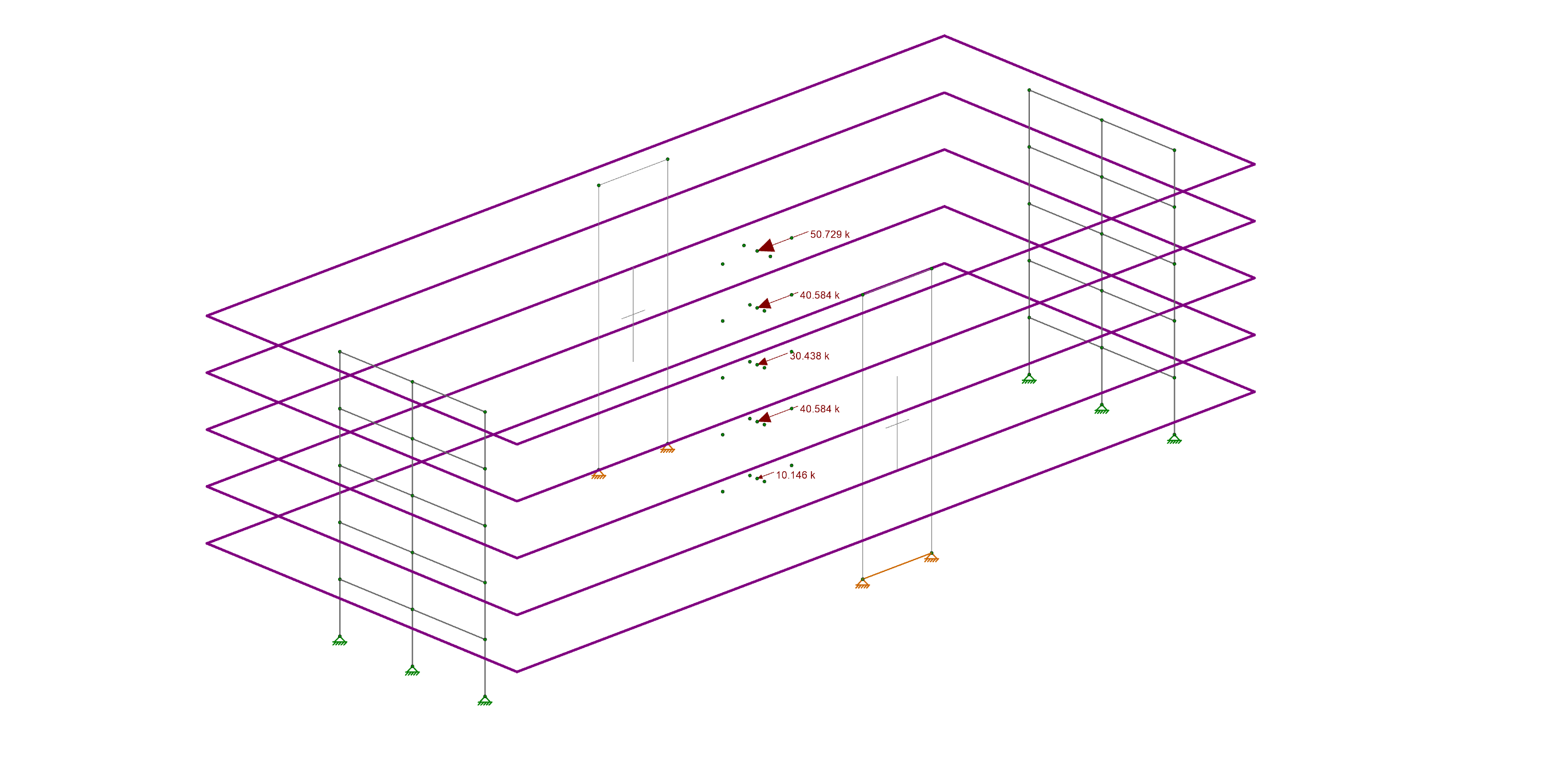 structure self weight on risa 3d