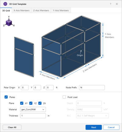 Genration, Grid Member example