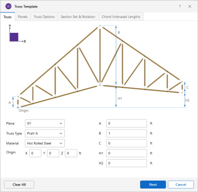 Generation, General Truss example