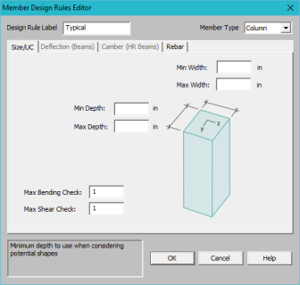 Member Design Optimization